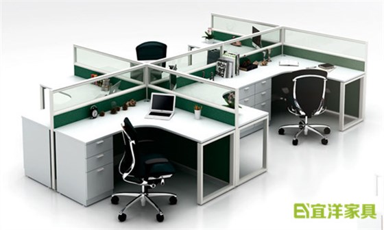 宜洋辦公家具公司定制屏風(fēng)桌