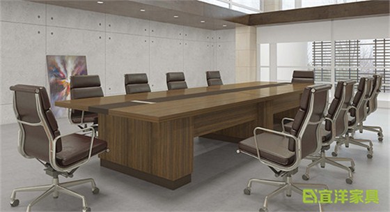 上海辦公家具廠實(shí)木會(huì)議桌定制