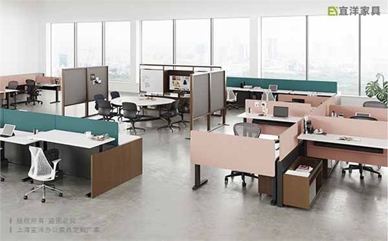 屏風辦公桌,洞穴辦公桌