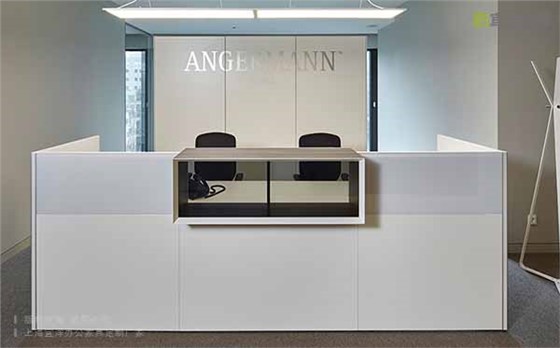 板式線條前臺接待臺