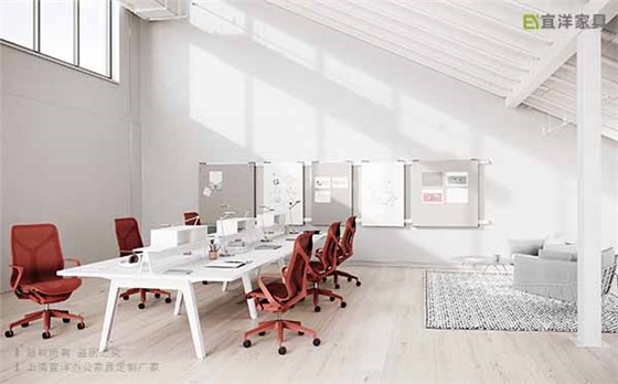 板式辦公桌,網(wǎng)布辦公椅