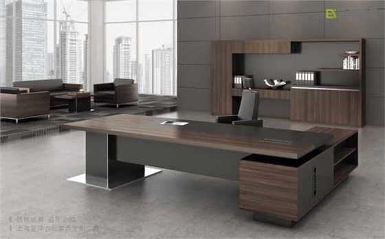 皮質(zhì)實(shí)木辦公桌,老板辦公桌,總裁辦公桌