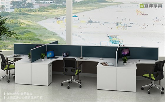 員工桌設(shè)計(jì),板式員工辦公桌,武漢辦公家具