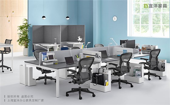 屏風辦公桌價格,現(xiàn)代辦公家具,屏風桌如何擺放