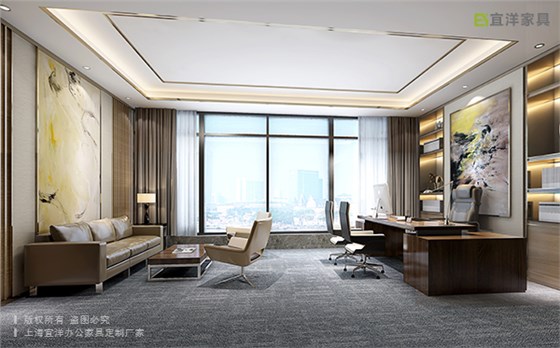 老板大班臺,定制班臺老板桌,定制總裁辦公桌