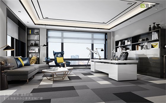 上海老板桌,老板桌的擺放,實(shí)木大班臺(tái)