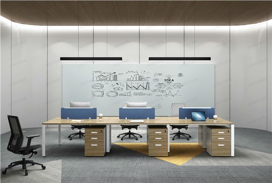 辦公桌與網(wǎng)布椅套裝