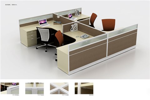 屏風工作位-辦公室屏風-隔斷屏風-屏風辦公桌-辦公屏風