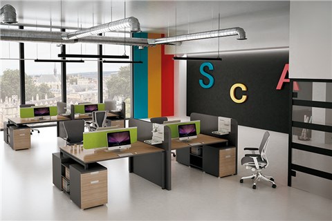 電腦桌-電腦辦公桌-定制辦公職員桌-屏風(fēng)辦公桌廠