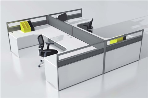 屏風辦公桌-屏風工作位-屏風隔斷-屏風圖片-隔斷屏風