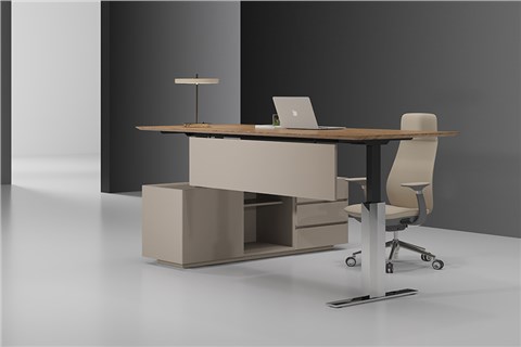 老板辦公桌 多功能智能電動(dòng)可升降經(jīng)理主管桌辦公家具