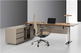 老板辦公桌 多功能智能電動可升降經(jīng)理主管桌辦公家具