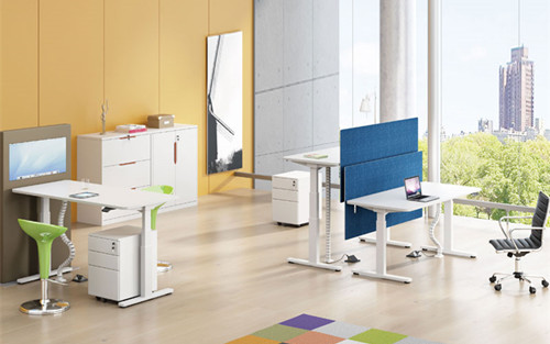 時尚辦公家具廠家|宜洋家具升降辦公桌