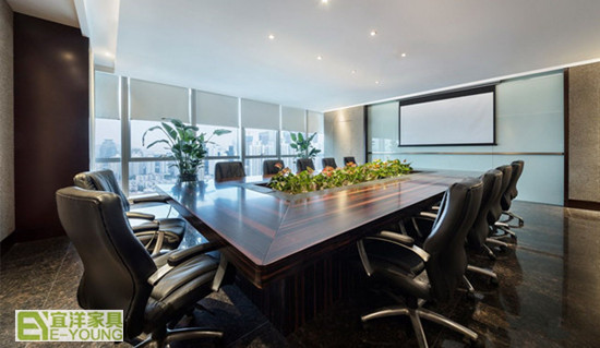 上海辦公家具|宜洋實木會議桌定制
