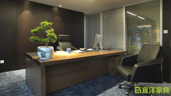 實木辦公桌大班臺|宜洋家具