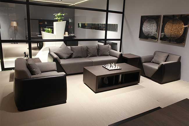 牛皮大班椅|辦公家具定制