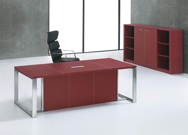 皮質(zhì)辦公桌,老板桌