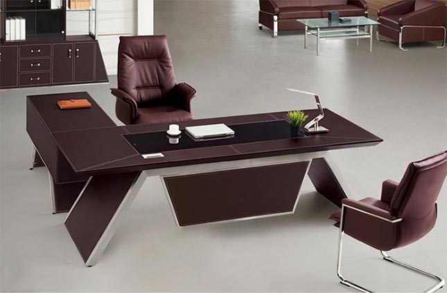 皮質(zhì)辦公桌,辦公桌,老板桌