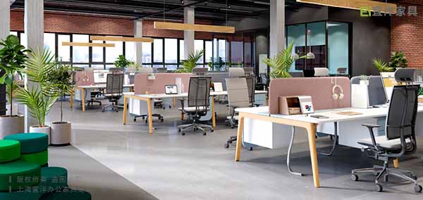 職員辦公區(qū),組合辦公桌,工學(xué)椅