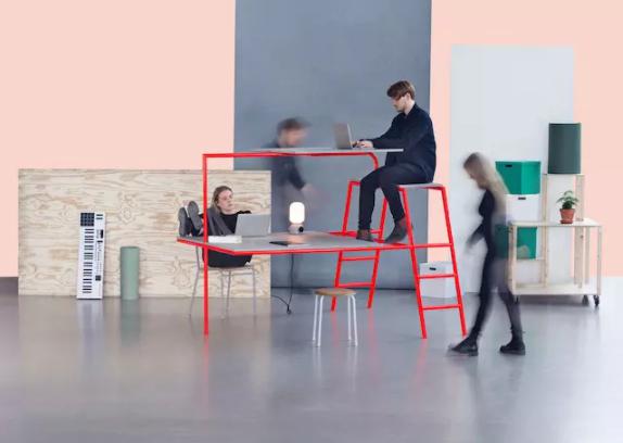 錯位空間,辦公空間