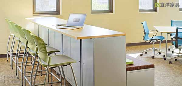 板式會議桌,高腳凳