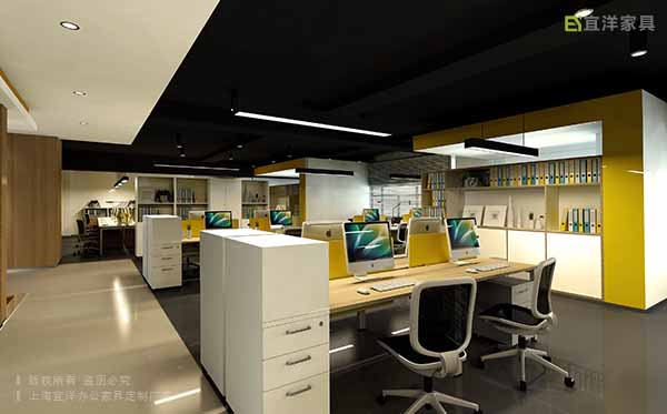 現(xiàn)代簡約屏風(fēng)辦公桌,職員椅,文件柜