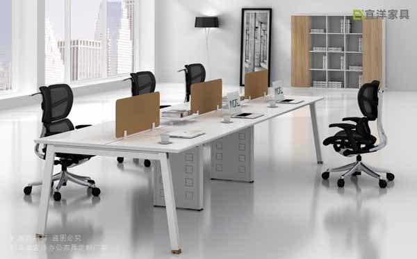 鋼制職員辦公桌,鋼腳職員桌,鋼腳辦公椅