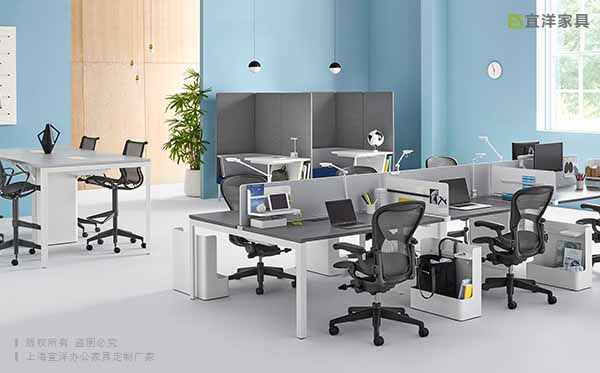 屏風工作位,屏風卡座辦公桌,辦公椅