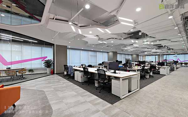 板式組合員工桌,組合職員桌