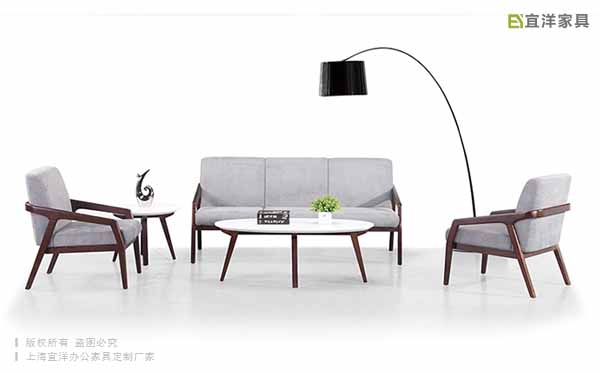 辦公休閑沙發(fā),辦公實(shí)木布沙發(fā)