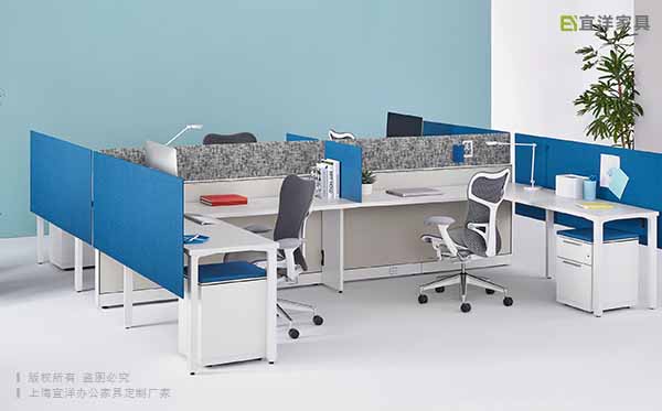 鋼制辦公桌,智能辦公桌,放置組合員工桌