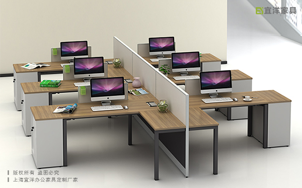 多人屏風(fēng)工作位,定制職員辦公桌,屏風(fēng)隔斷