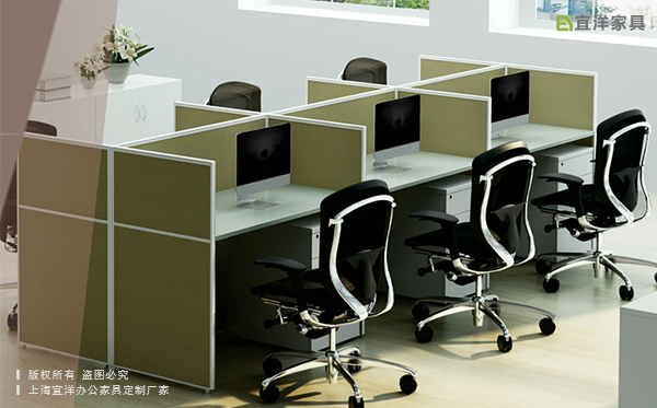 多人屏風(fēng)工作位,定制職員辦公桌,屏風(fēng)隔斷