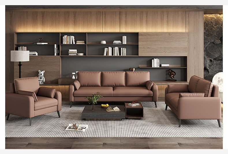 辦公室總裁休閑沙發(fā)接待