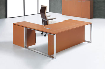 皮質(zhì)老板辦公桌-定制皮質(zhì)老板桌-老板桌