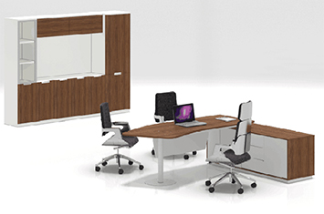 組合辦公桌-工作辦公桌-書(shū)柜電腦桌-板式辦公桌