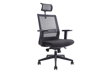 職員椅-辦公椅制造-網(wǎng)布滑輪椅-高背辦公椅