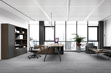 電腦辦公桌-辦公室辦公桌-板式家具-板式主管桌-辦公桌