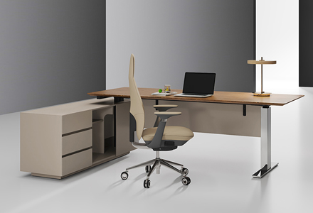 老板辦公桌 多功能智能電動可升降經(jīng)理主管桌辦公家具